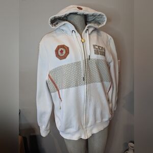 Vintage 2008 CDN Olympic Games Team Canada Hooded HBC Rare Jacket